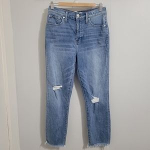 Madewell distressed jeans